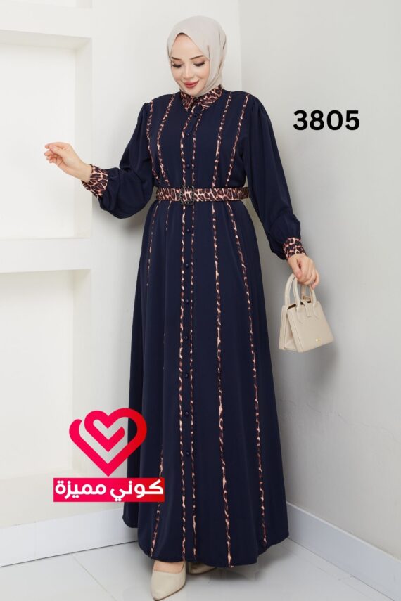 فستان 3805 كحلي