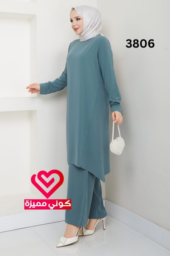 طقم 3806 فستقي
