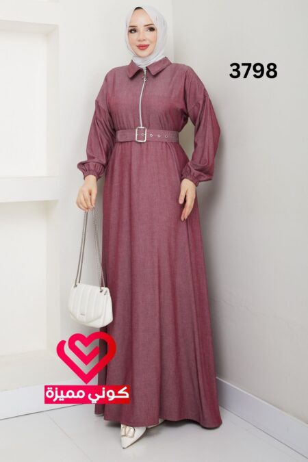 فستان 3798 زهري