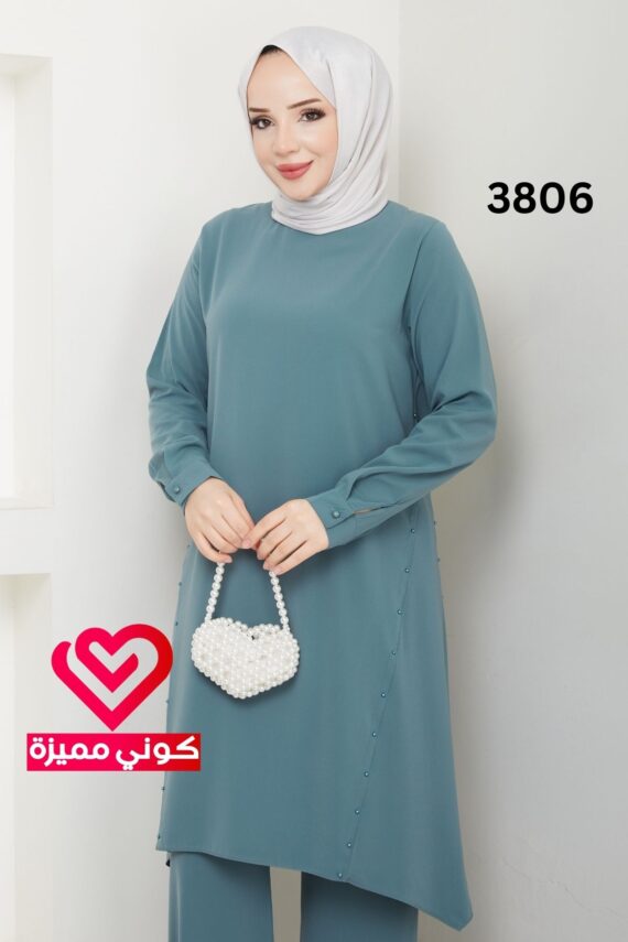 طقم 3806 فستقي