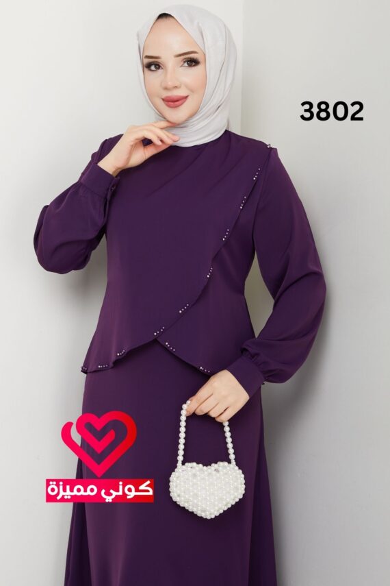 فستان 3802 ليلكي