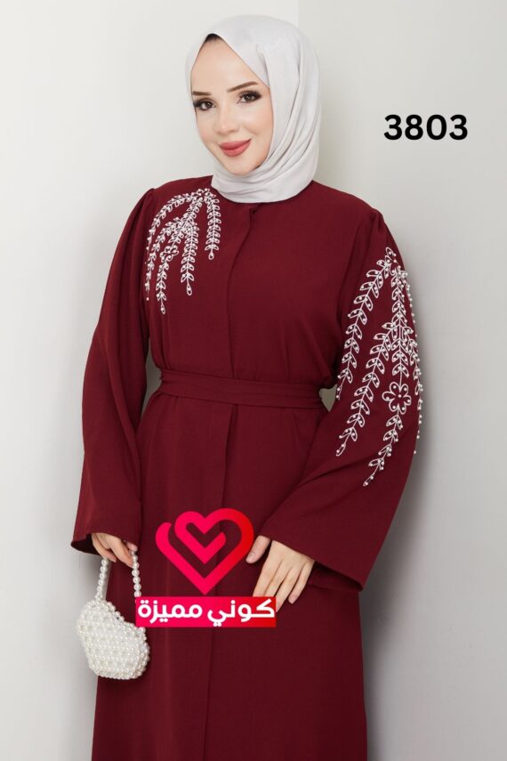 فستان 3803 خمري