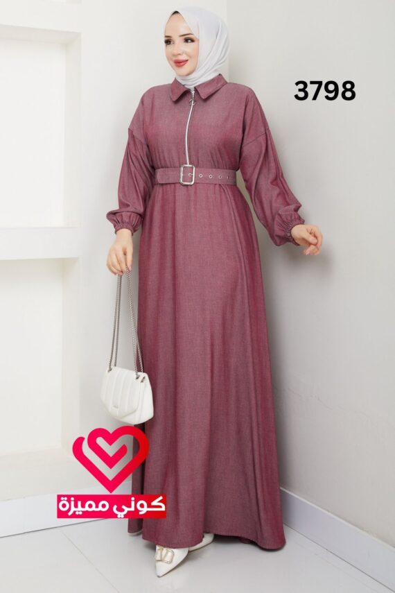 فستان 3798 زهري