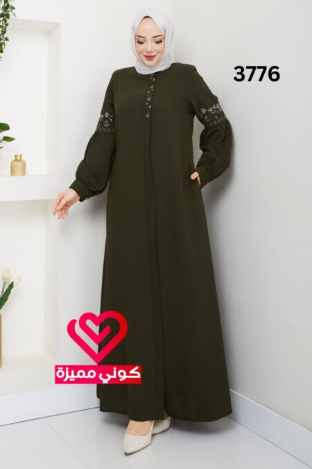 جلباب 3776 زيتي