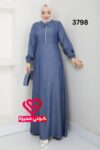 فستان 3798 ازرق