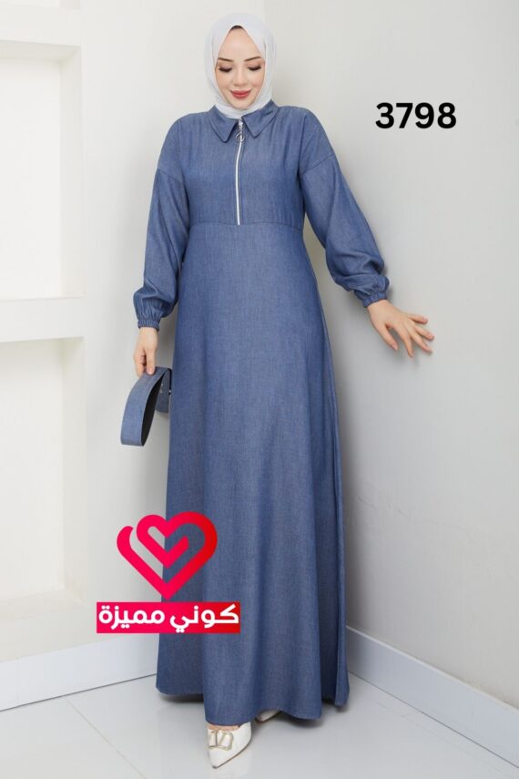 فستان 3798 ازرق