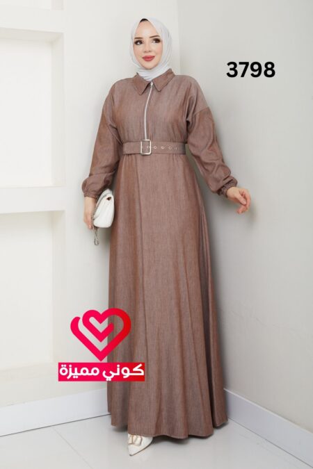 فستان 3798 بيج