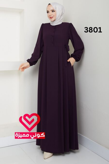 فستان 3801 ليلكي