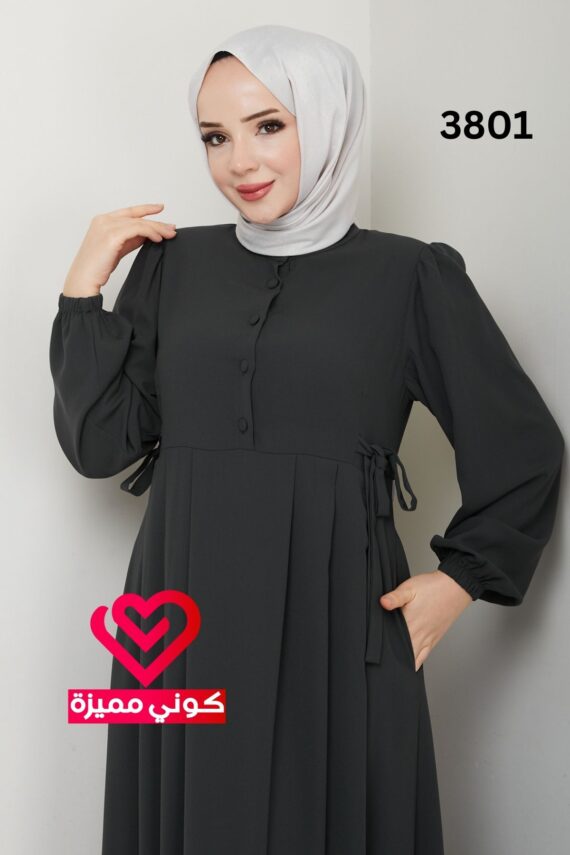 فستان 3801 رمادي