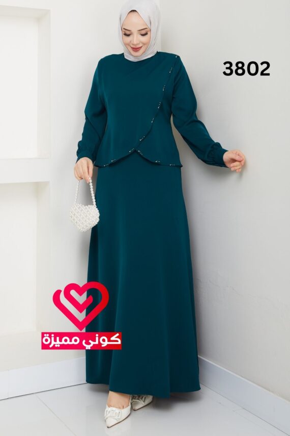 فستان 3802 تركواز