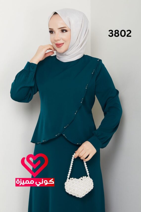 فستان 3802 تركواز