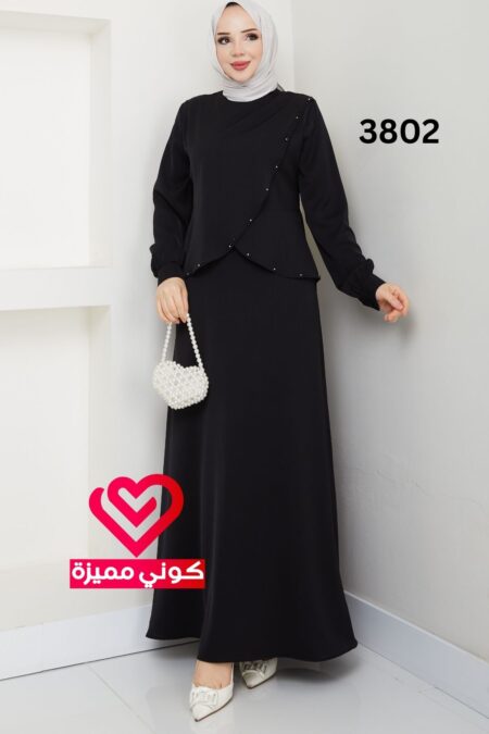فستان 3802 اسود