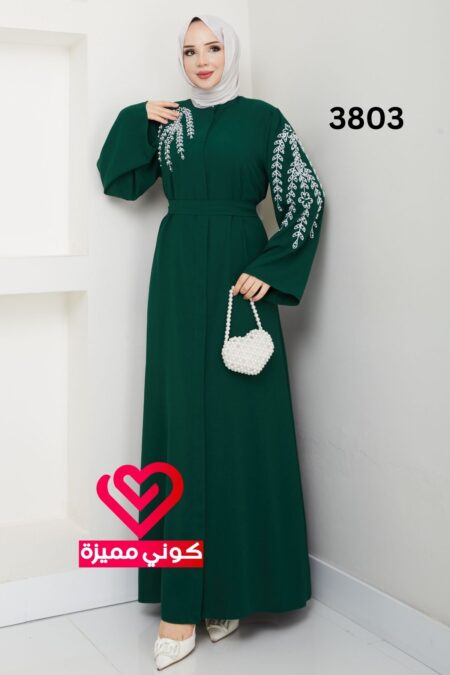 فستان 3803 زيتي