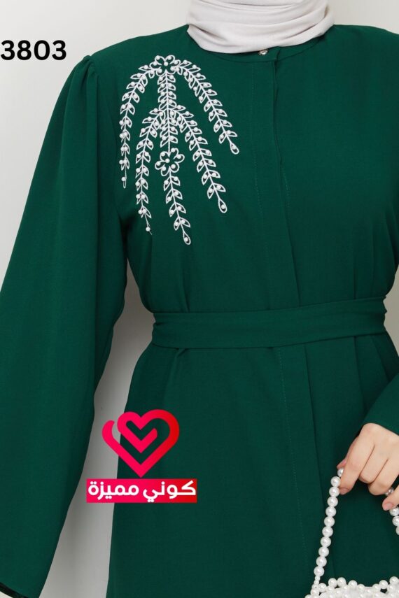 فستان 3803 زيتي