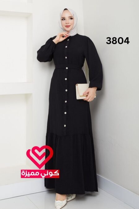فستان 3804 اسود