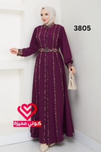فستان 3805 ليلكي