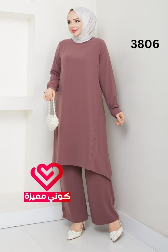 طقم 3806 زهري