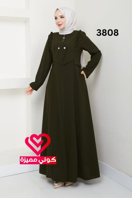 جلباب 3808 زيتي