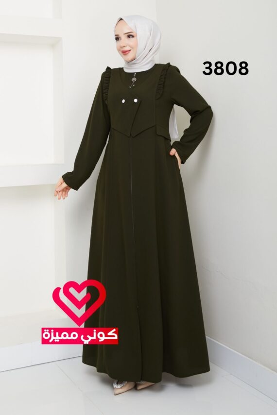 جلباب 3808 زيتي