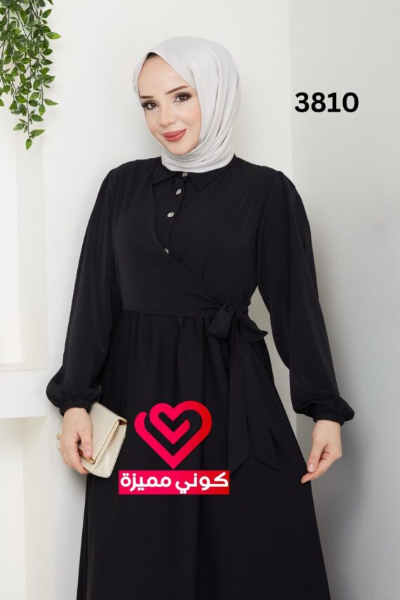 فستان 3810 اسود