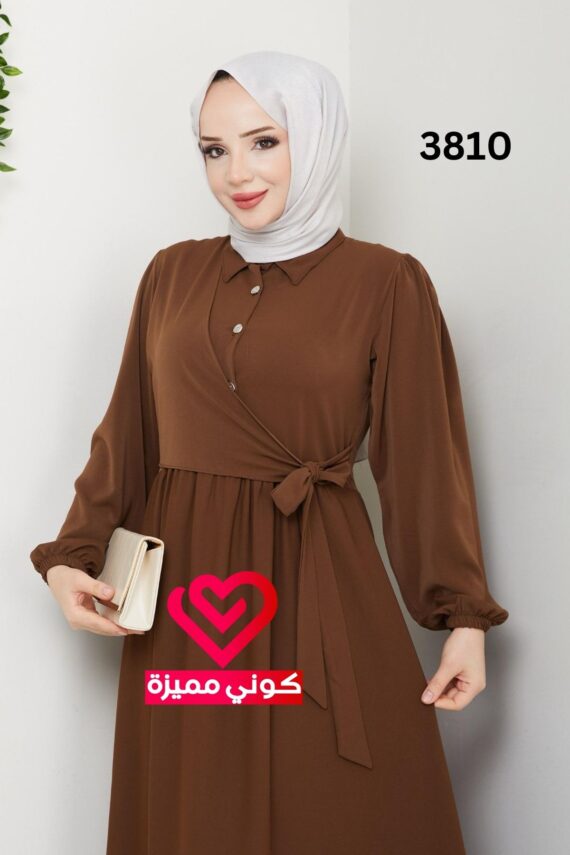 فستان 3810 بني