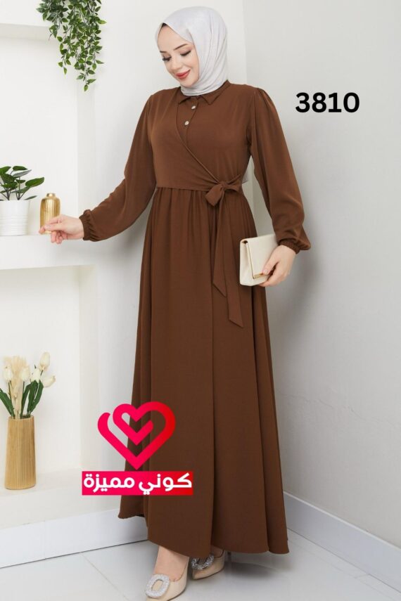 فستان 3810 بني