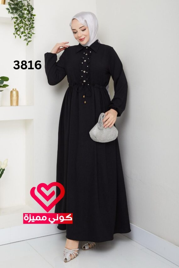 فستان 3816 اسود