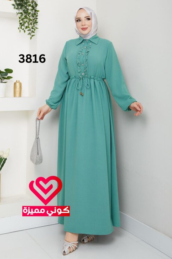 فستان 3816 فستقي