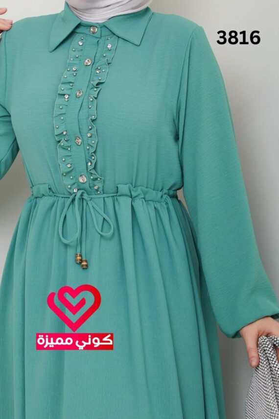فستان 3816 فستقي