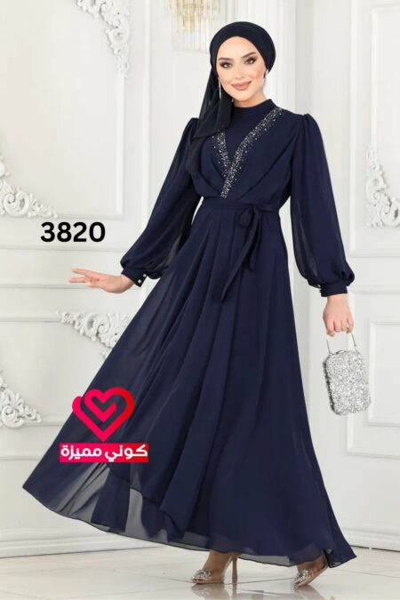 فستان 3820 كحلي