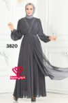فستان 3820 رمادي