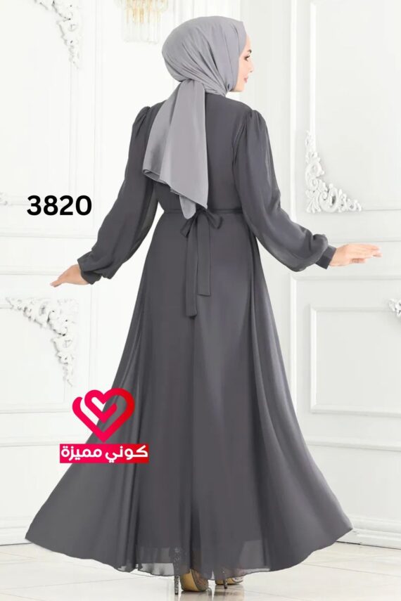 فستان 3820 رمادي