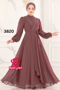 فستان 3820 زهري