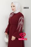 فستان 3803 خمري