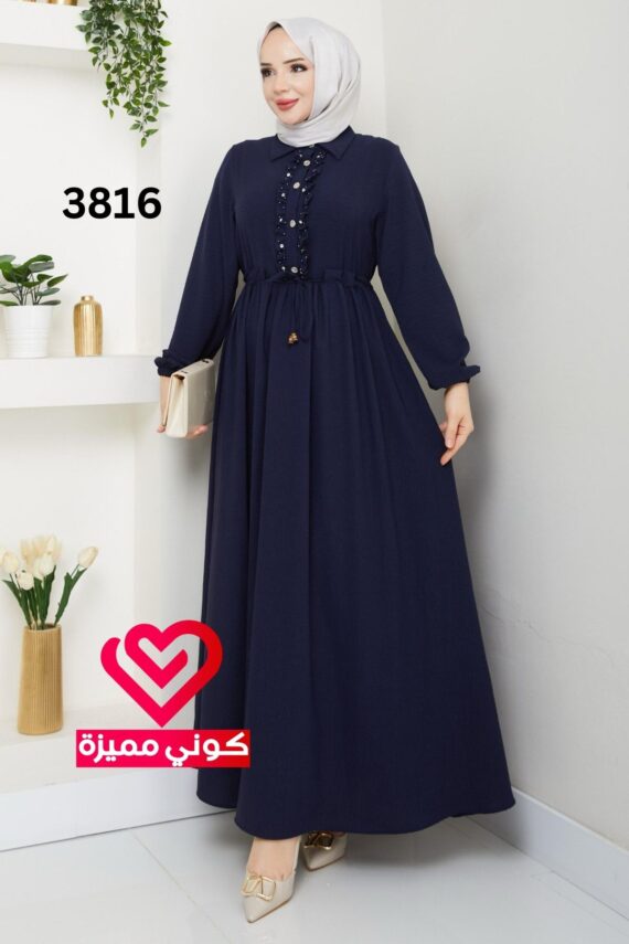 فستان 3816 كحلي