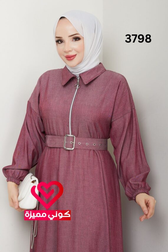 فستان 3798 زهري
