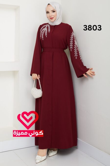 فستان 3803 خمري