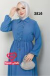 فستان 3816 ازرق