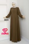 فستان 3801 عسلي