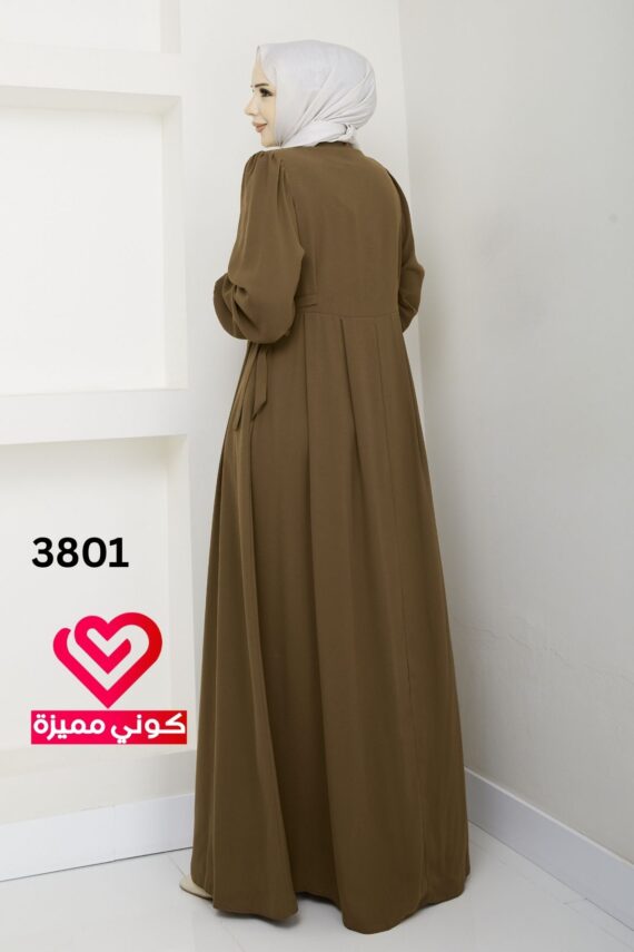 فستان 3801 عسلي