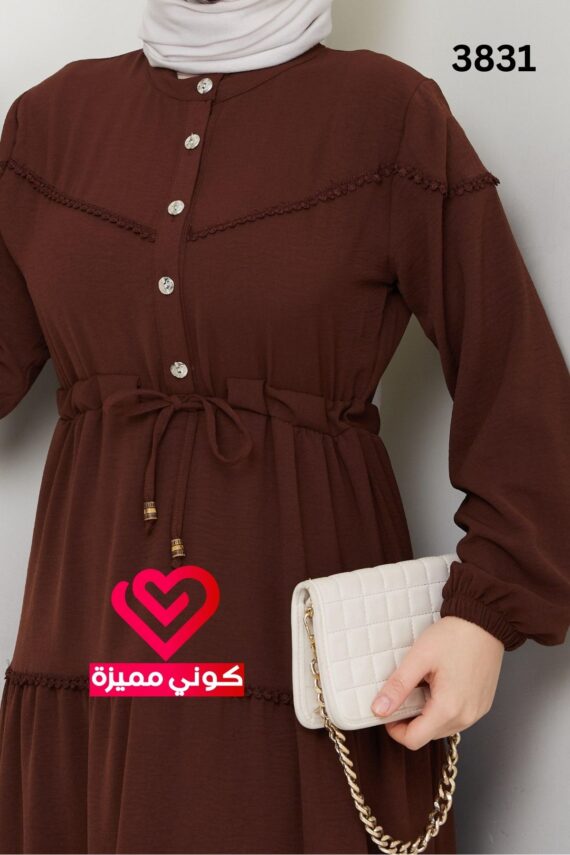 فستان 3831 بني