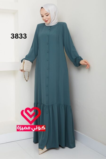 فستان 3833 فستقي