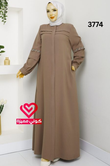 جلباب 3774 بيج فاتح