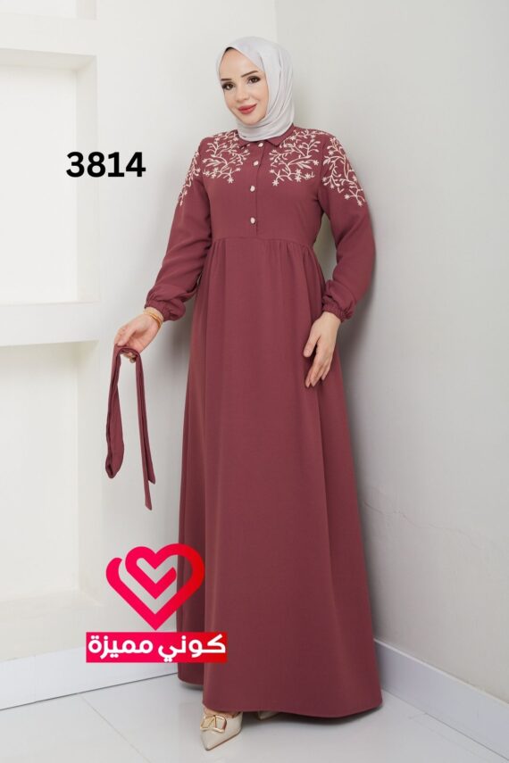 فستان 3814 زهري