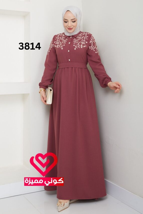 فستان 3814 زهري
