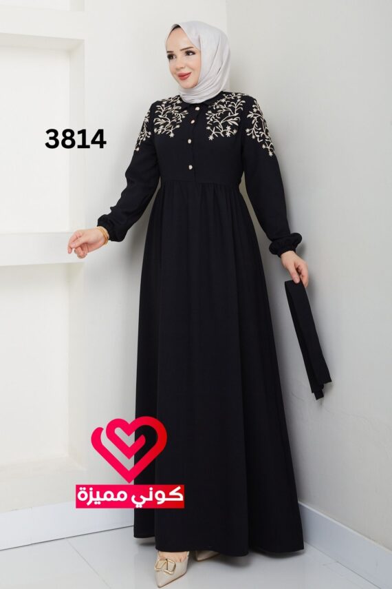 فستان 3814 اسود