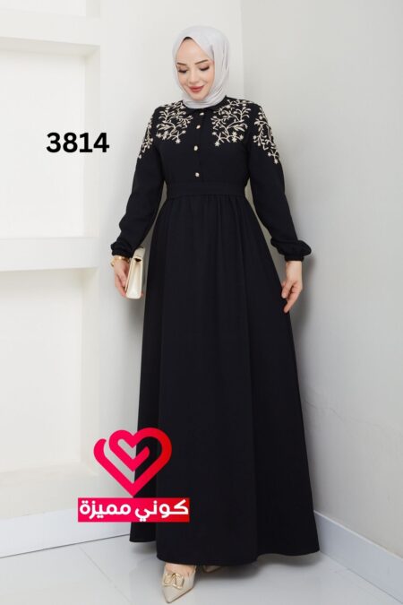فستان 3814 اسود