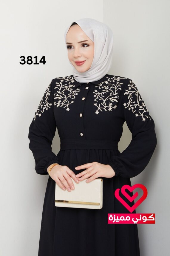فستان 3814 اسود