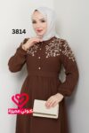 فستان 3814 بني
