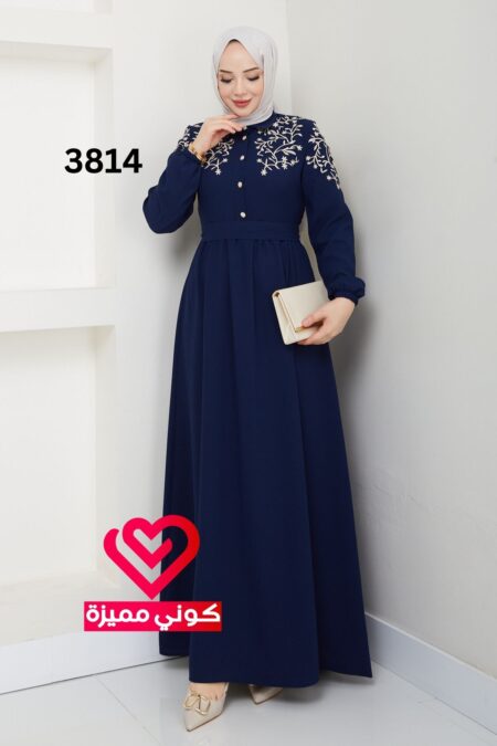 فستان 3814 كحلي